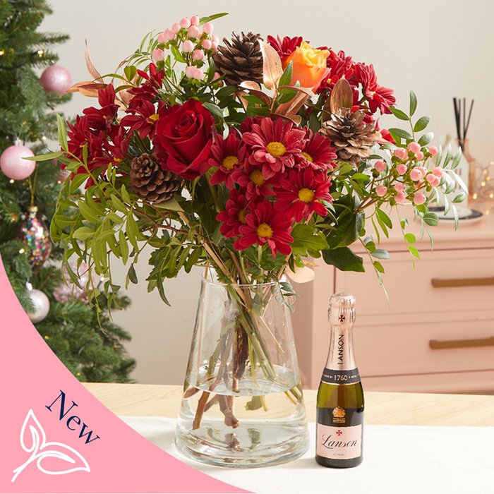 The New Year & Mini Lanson Le Rosé Champagne