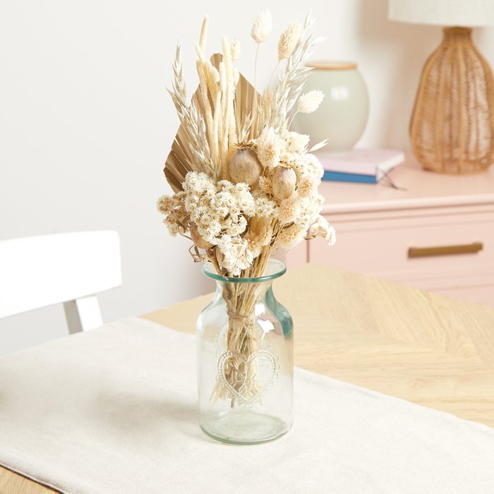 Bouquet of Dried White Flowers - Une Pincée de Provence