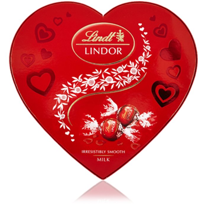 Lindt Lindor Milk Chocolate Truffles Heart