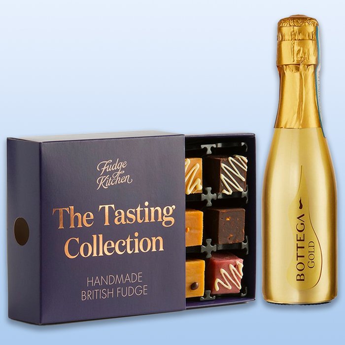 Fudge Tasting Collection & Bottega 20cl Gift Set