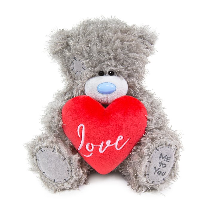 Tatty Teddy With Love Heart Bear 18cm