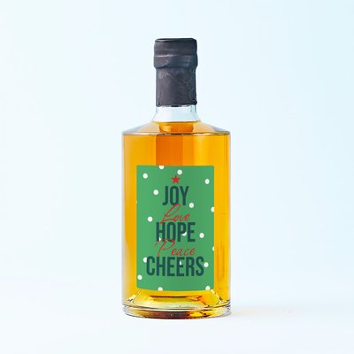 Personalised Christmas Cheers Whisky 70cl