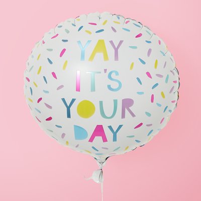 Yay It's Your Day Balloon