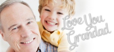 Father's Day Love You Grandad Photo Upload Mug
