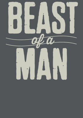 Beast Of A Man Personalised T-Shirt