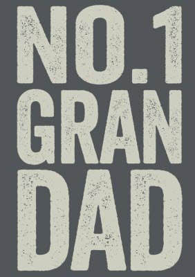Father's Day No.1 Grandad Personalised T-shirt