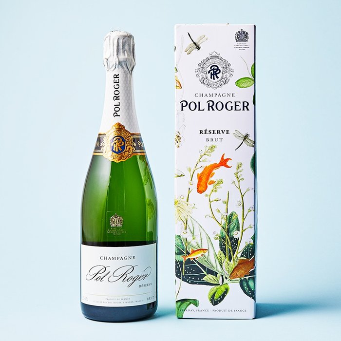 Pol Roger Brut Reserve NV Champagne 75cl Gift Box