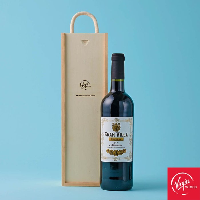 Virgin Wines Gran Villa Reserva 75cl in Wooden Gift Box