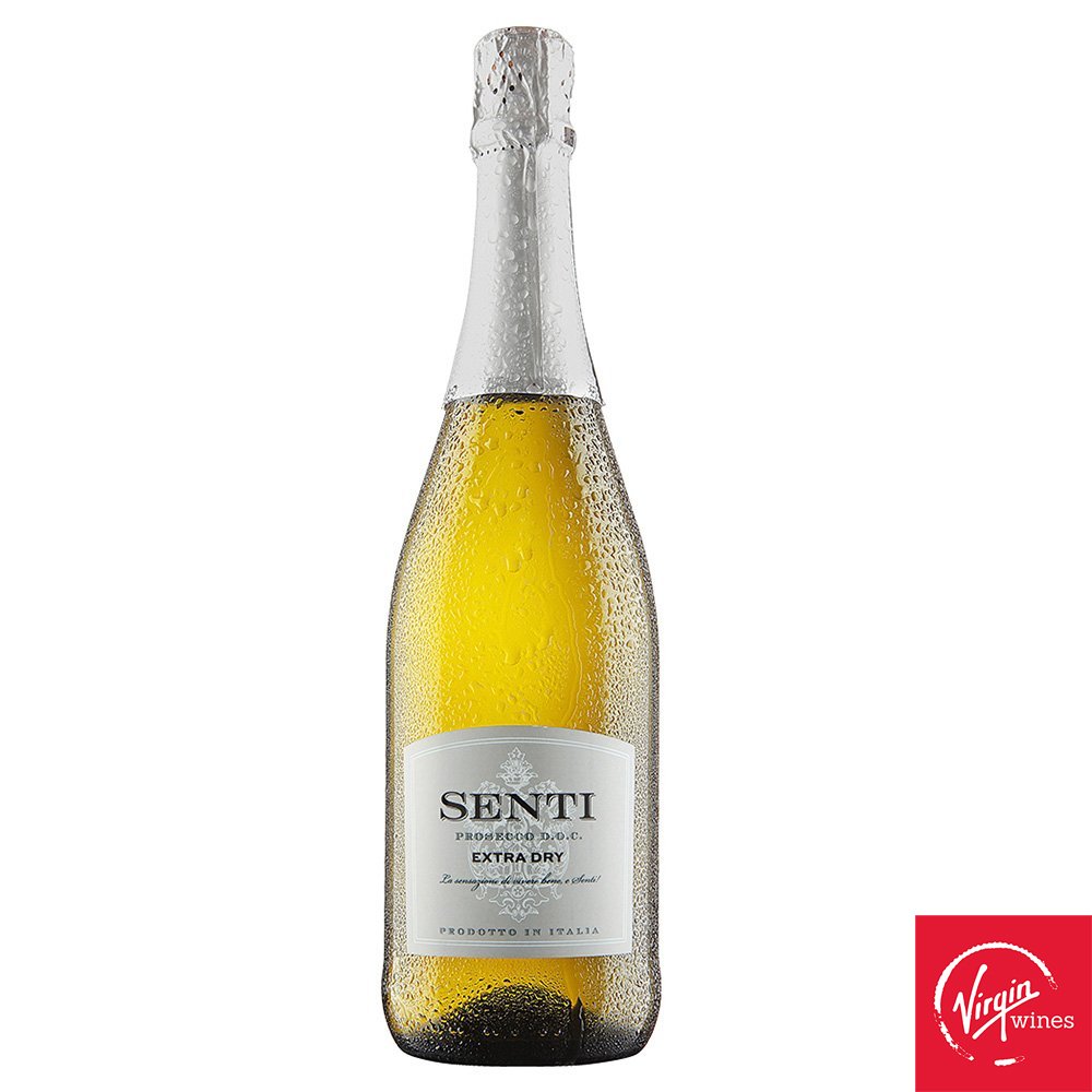 Virgin Wines Senti Prosecco Extra Dry 75Cl Alcohol