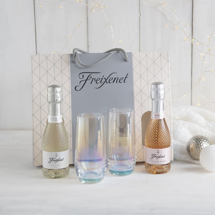 & Flute Gift Set For Two 20cl Moonpig