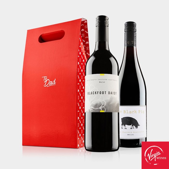 Virgin Wines To Dad Merlot Lovers Duo