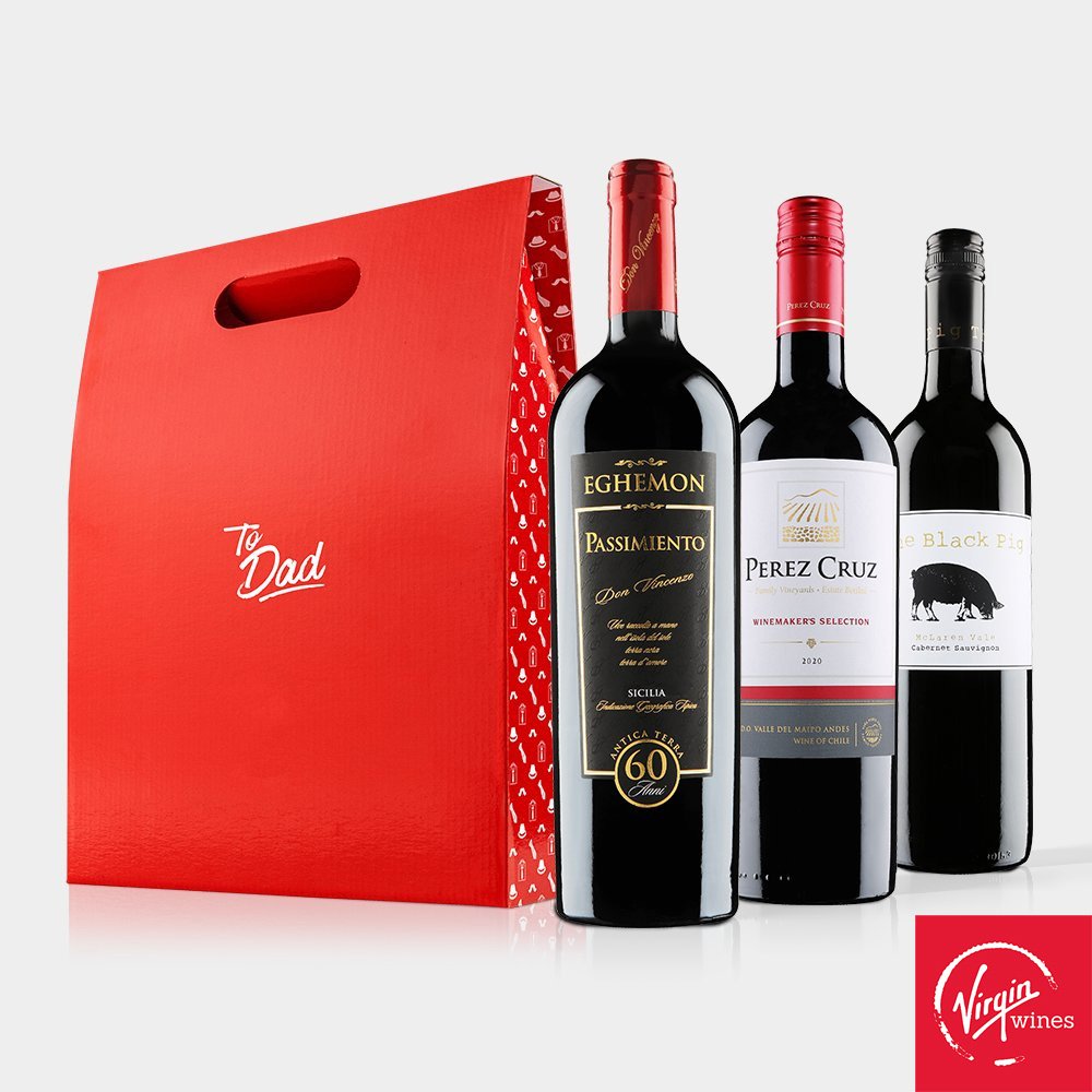 Virgin Wines To Dad Most Loved Red Wine Trio Alcohol