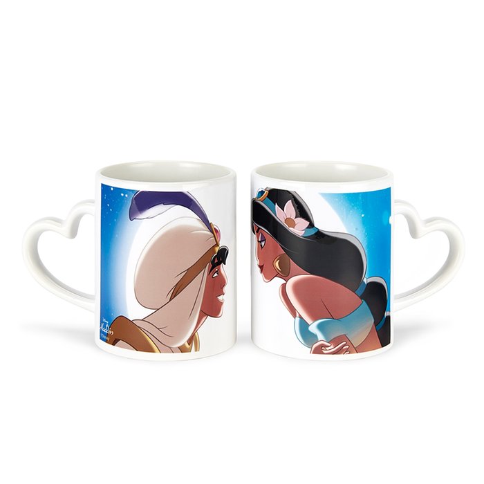 Disney Aladdin and Jasmine His and Hers Mug Gift Set