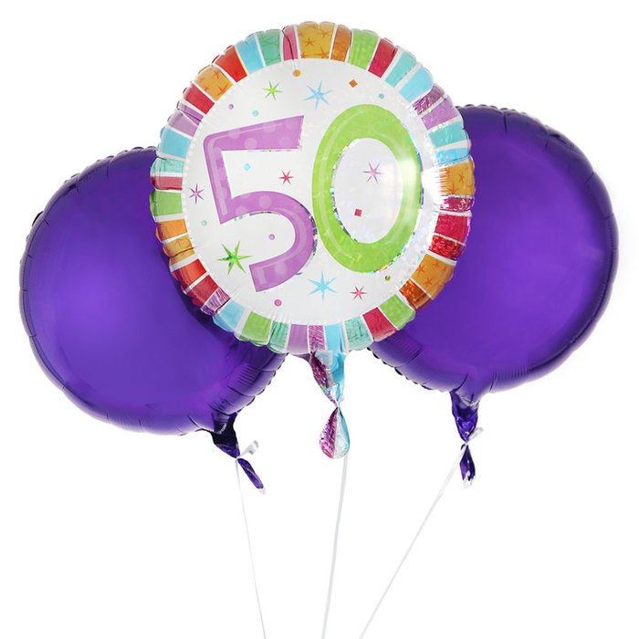 Happy 50th Balloon Bouquet