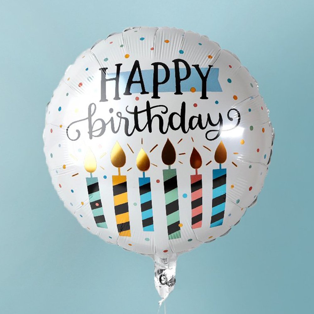 Moonpig Happy Birthday Candles Balloon