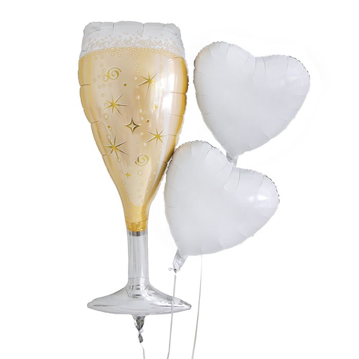 Giant Champagne Balloon Bouquet