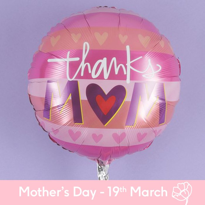 'Thanks Mum' Helium Balloon
