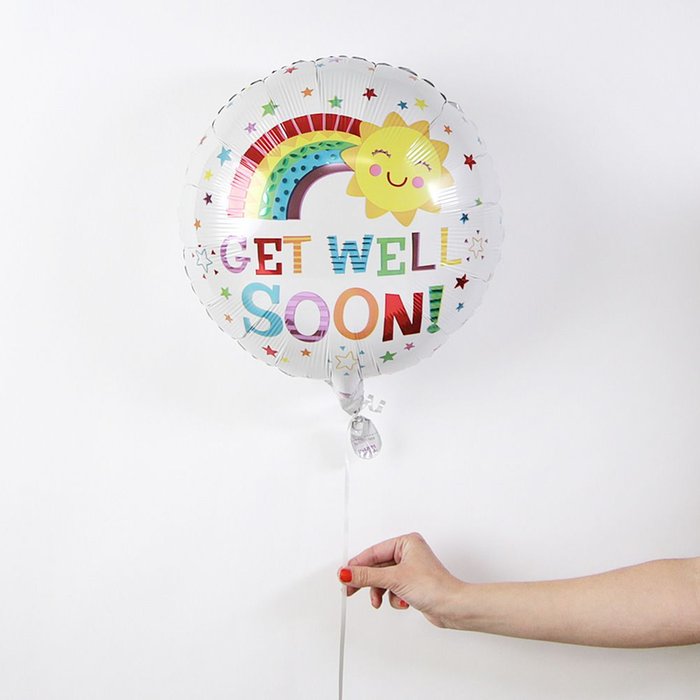 Vast en zeker replica willekeurig Get Well Soon Balloon | Moonpig