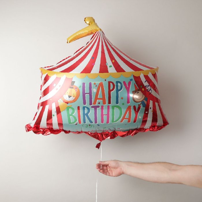 Giant Happy Birthday Circus Balloon