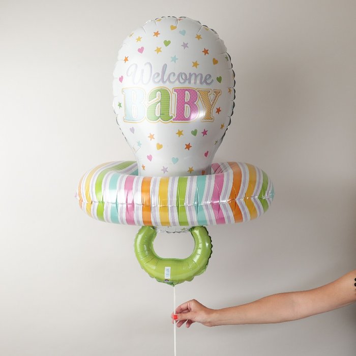 Giant Welcome Baby Dummy Balloon
