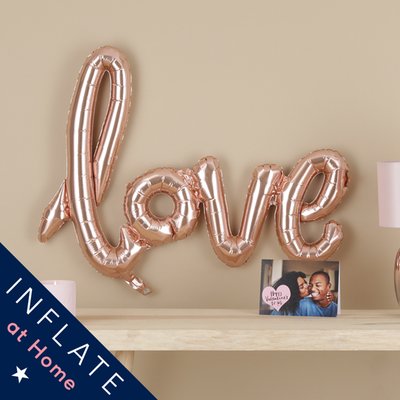 Letterbox Rose Gold Love