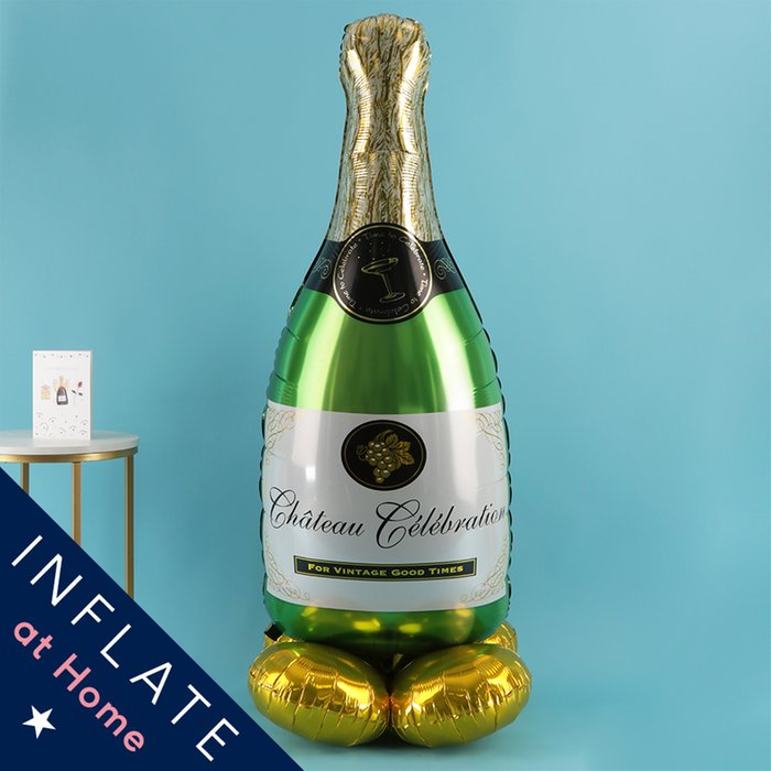 Letterbox Airloonz Champagne Bottle