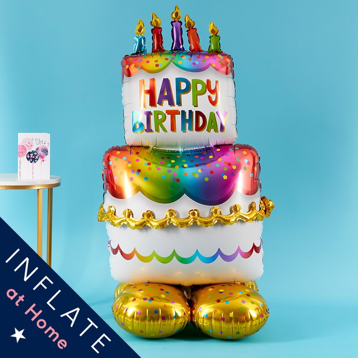Letterbox Airloonz Birthday Cake