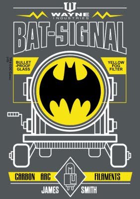 Batman Bat Signal Personalised T-shirt