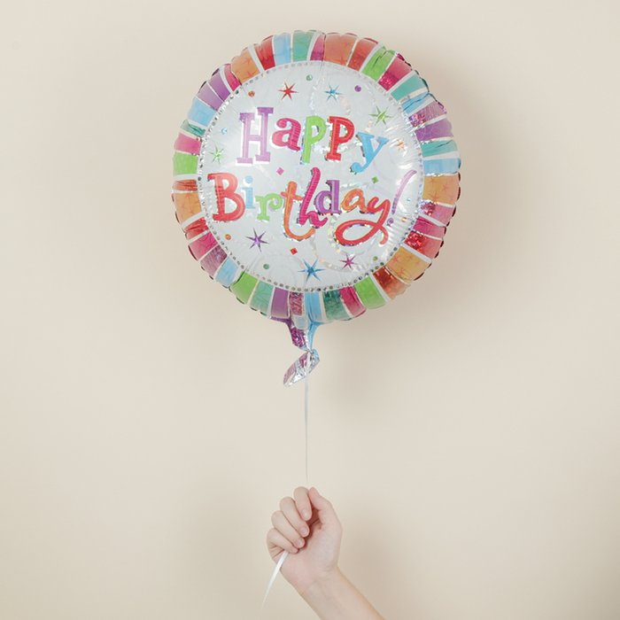 Happy Birthday Radiant Balloon