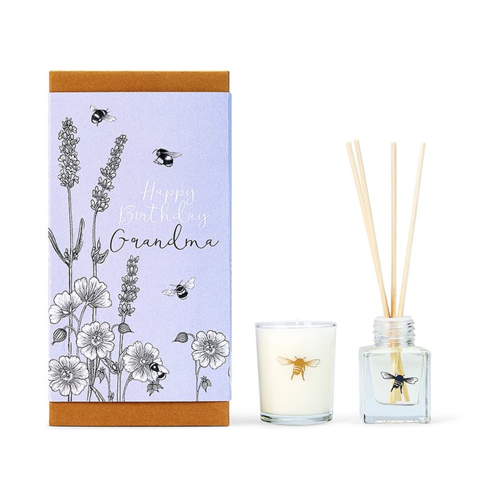 Beefayre 'Happy Birthday Grandma' Home Fragrance Gift Set