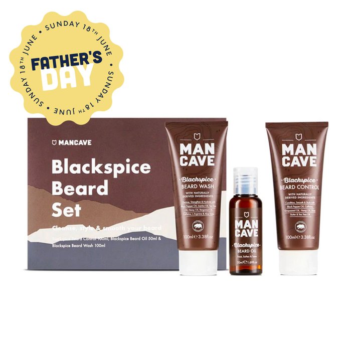 ManCave Blackspice Beardcare Gift Set