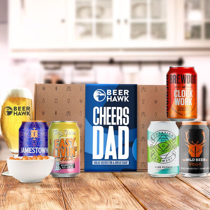 Beer Hawk Cheers Dad Craft Beer Selection Box