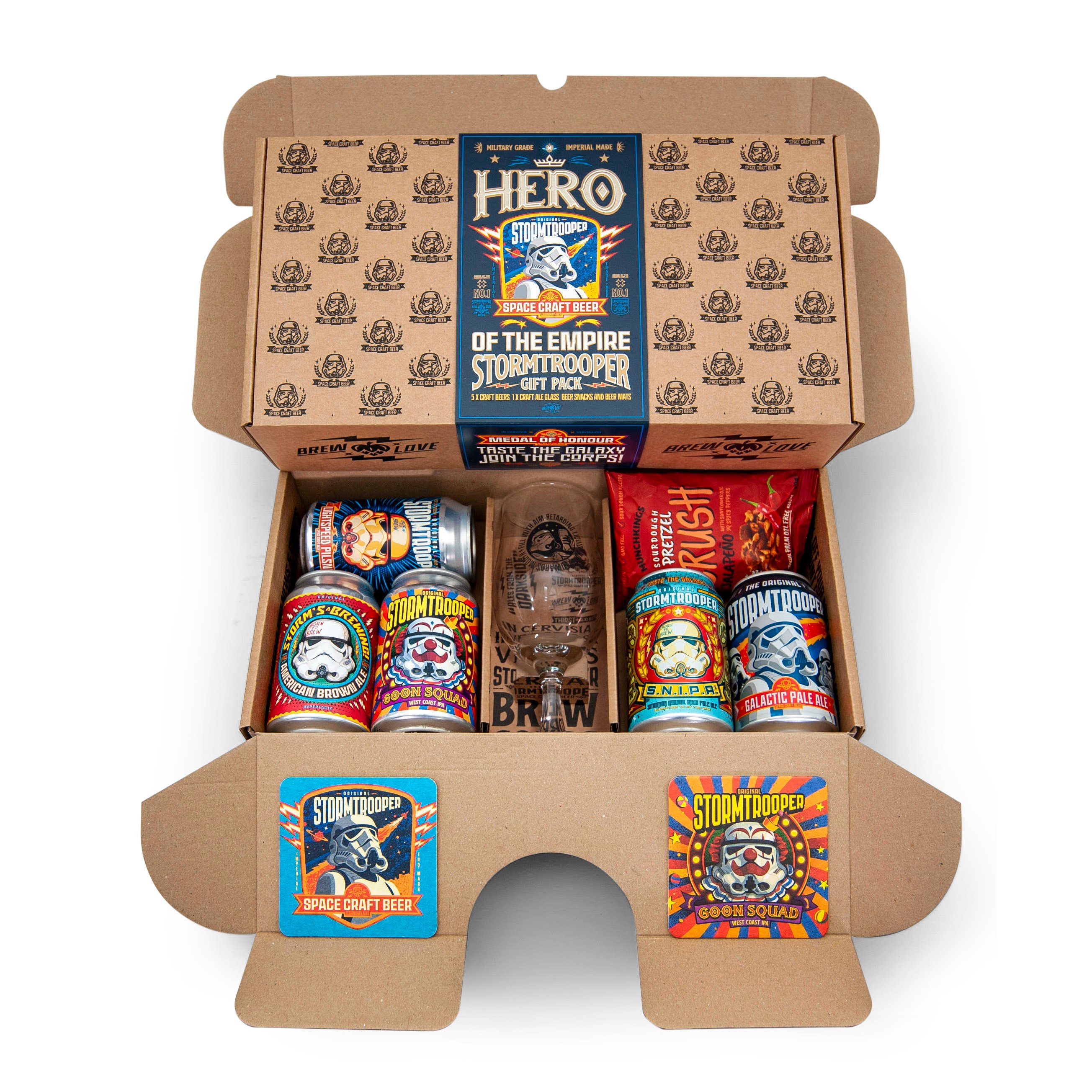 Storm Trooper Brewery Stormtrooper Hero Of The Empire Thirst Aid Kit Hamper 5X330Ml Alcohol