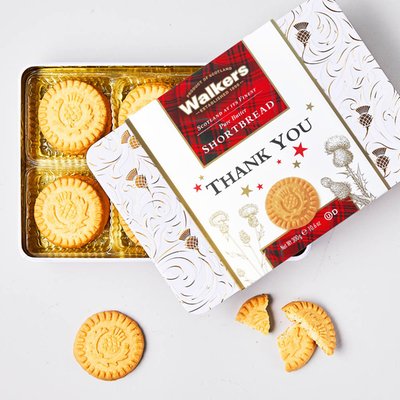Walkers Thank You Shortbread Biscuits Tin (300g)