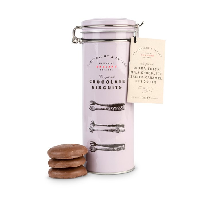 Cartwright & Butler Ultra Thick Milk Chocolate Salted Caramel Biscuit