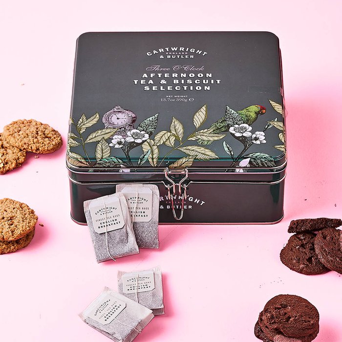 Cartwright & Butler Brew & Biscuits Tin Hamper