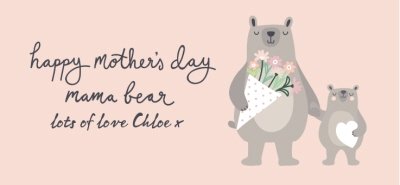 Mother's Day Mug - Mum - Mama bear - cute