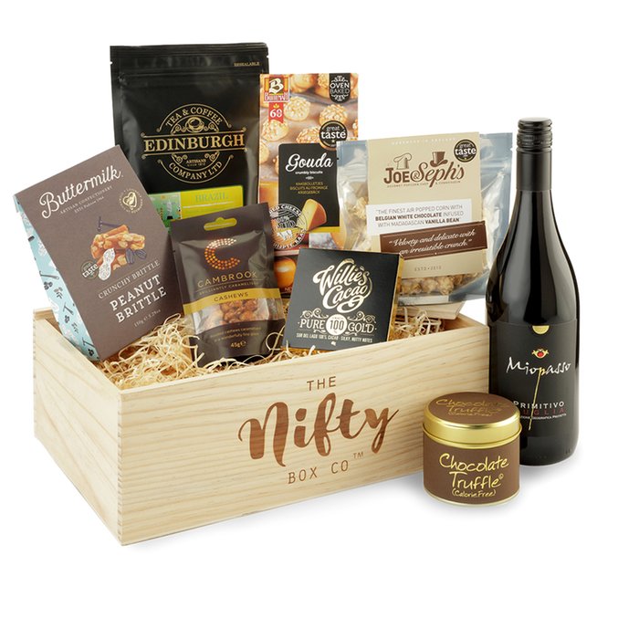 Luxury Wine & Food Hamper Gift Box