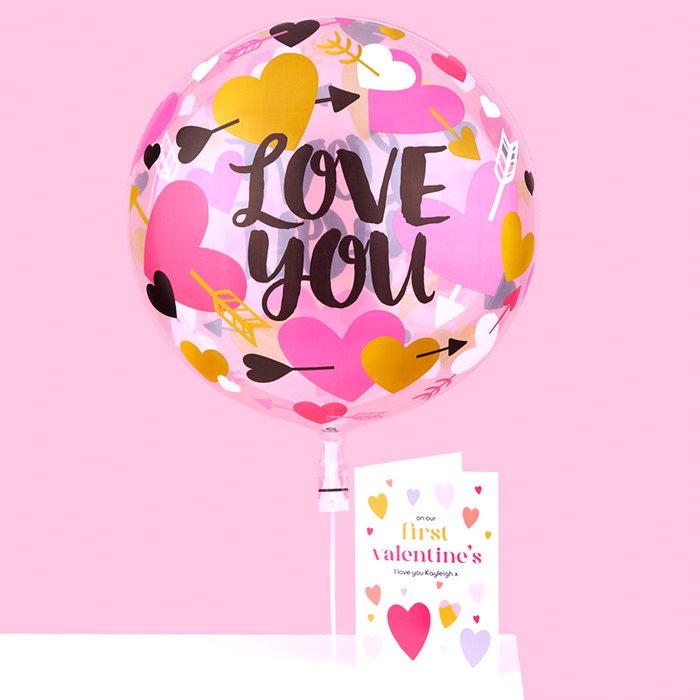 Love You Bubble Balloon