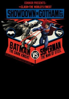 Batman vs Superman Showdown Personalised T-shirt