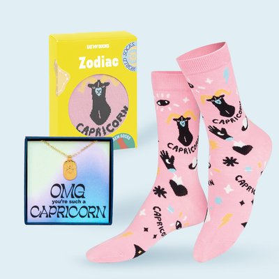 Capricorn Necklace & Socks