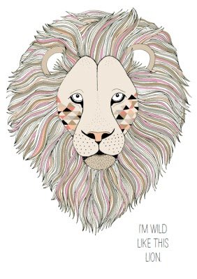 Lion Wild Personalised T-shirt