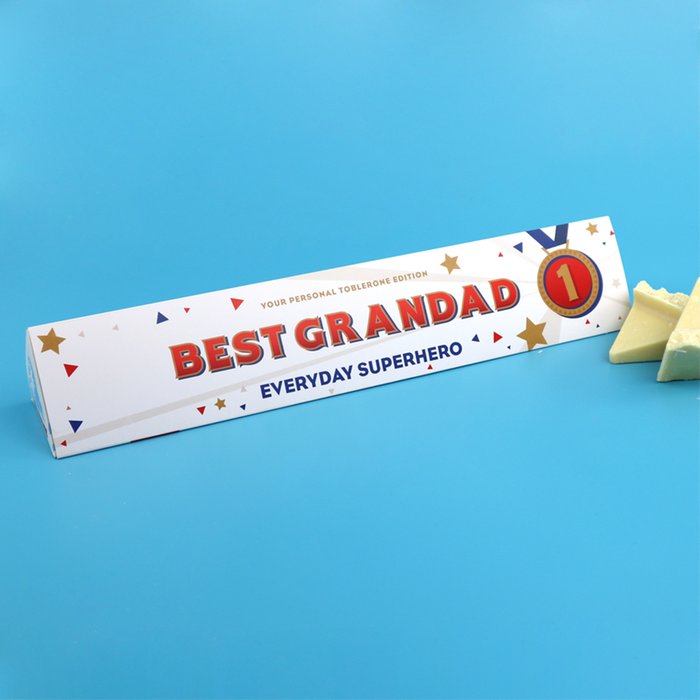 Toblerone White Chocolate Best Grandad (360g)