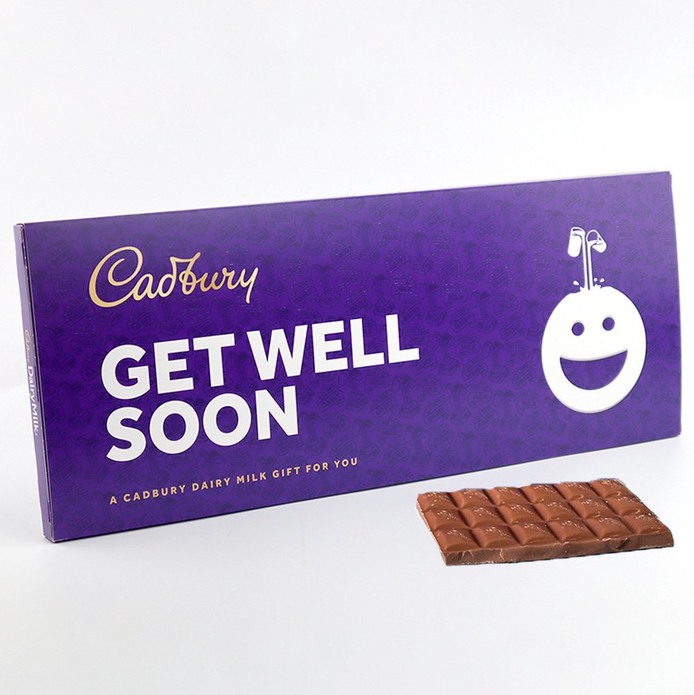 Giant Cadbury Dairy Milk Get Well Soon Bar (850G) Chocolates