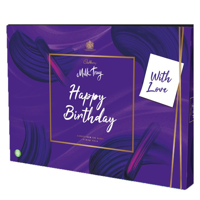 Cadbury Milk Tray Happy Birthday Box (530g)