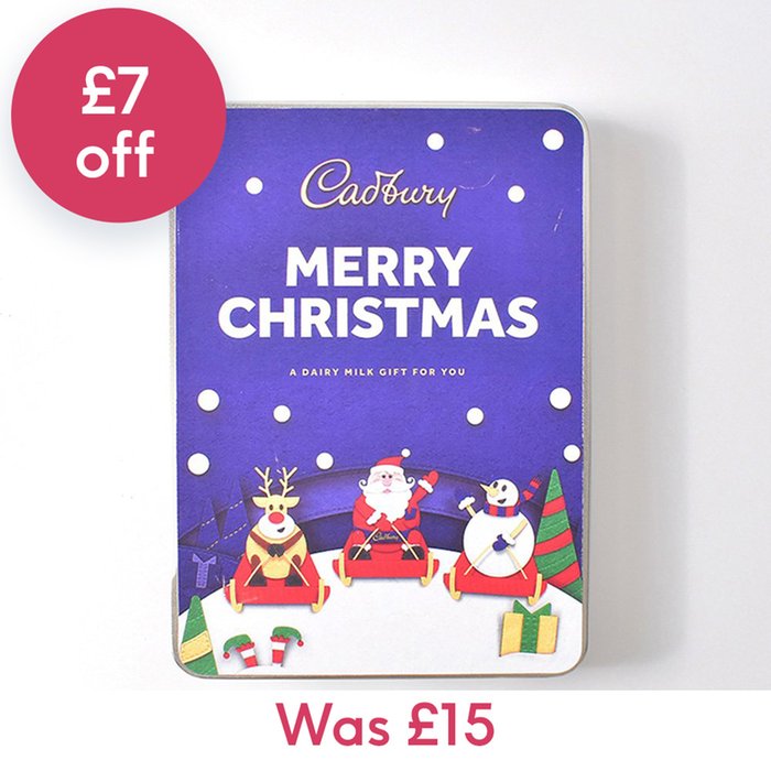 Cadbury's Merry Christmas Tin (Contains 4 Bars)