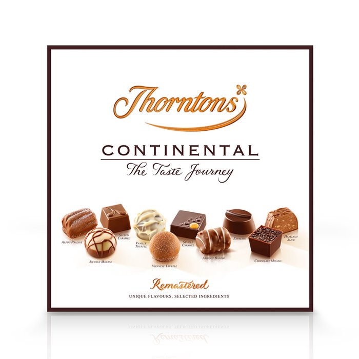 Thorntons Large Continental Chocolate Box 432g