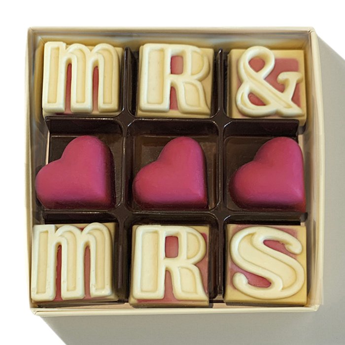 Choc on Choc Mr & Mrs Chocolate Box