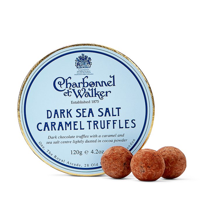 Charbonnel et Walker Dark Sea Salt Caramel Truffles (120g)