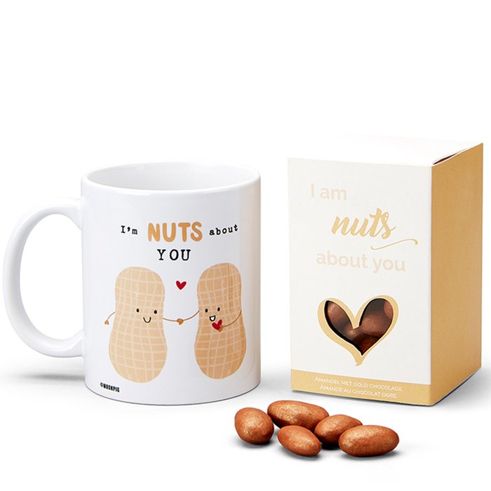 I'm Nuts About You Mug and Chocolate Gift Set
